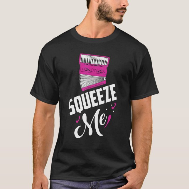 T-shirt Squeeze Me Music Polka (Devant)