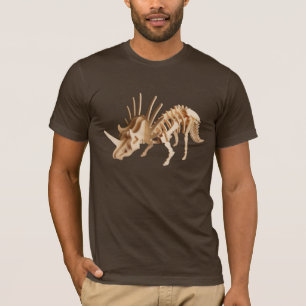 T-shirt Squelette #1 de dinosaure de Styracosaurus