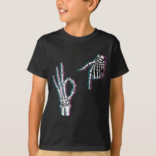 T-shirt Squelette 67 Mème Drôle Halloween Garçons Filles J