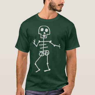 T-shirt Squelette amusant pour le docteur os et la surtens