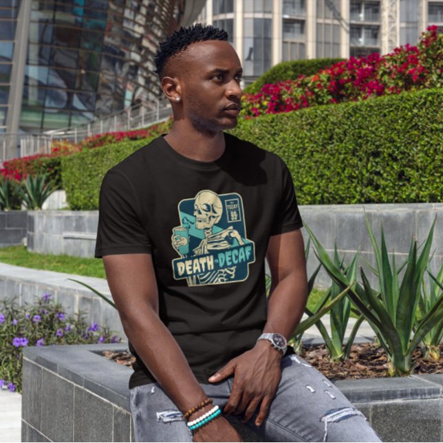 T-shirt Squelette Avec Caféine Boire (Créateur téléchargé)