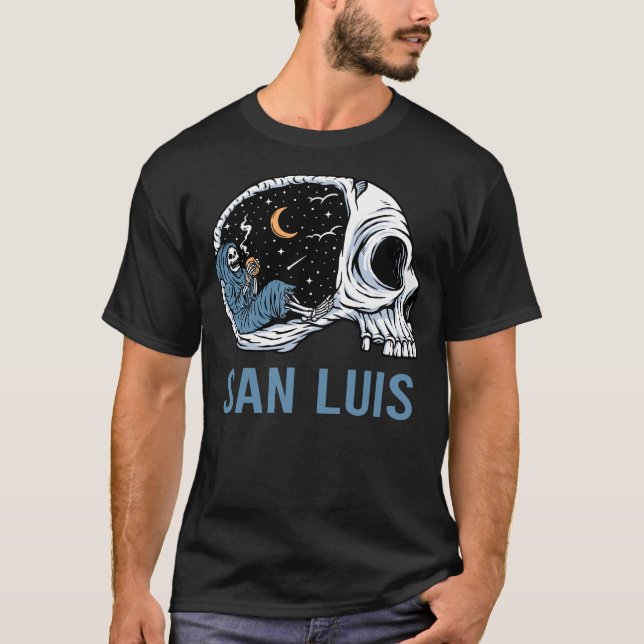 T-shirt Squelette Chaleureux San Luis (Devant)
