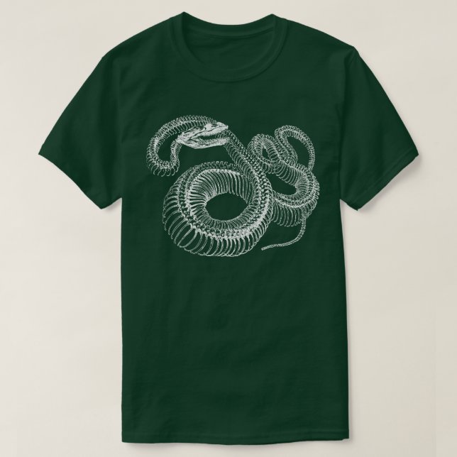 T-shirt Squelette de constricteur Boa (Design devant)