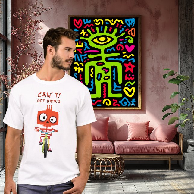 T-shirt Squelette de cyclisme drôle | Ne peut pas. Est all (Créateur téléchargé)