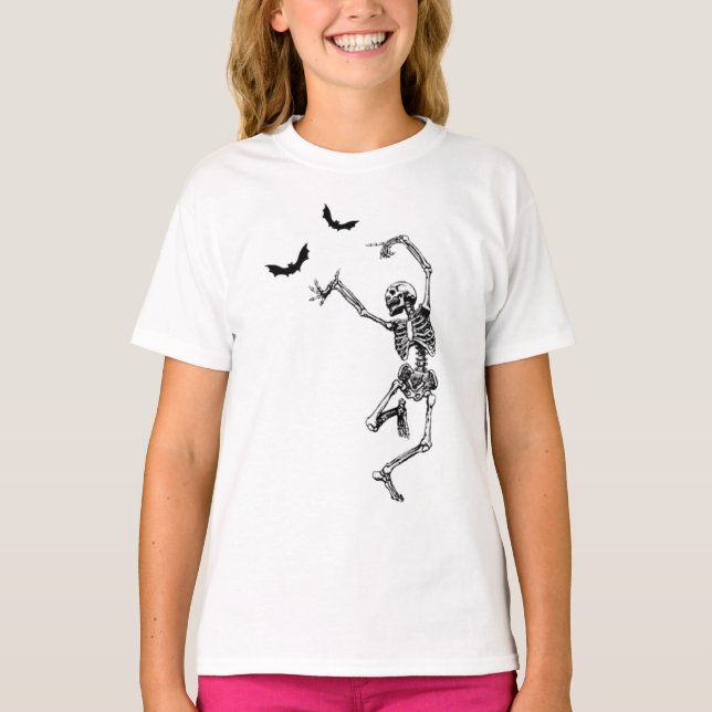 T-shirt Squelette de danse (Devant)