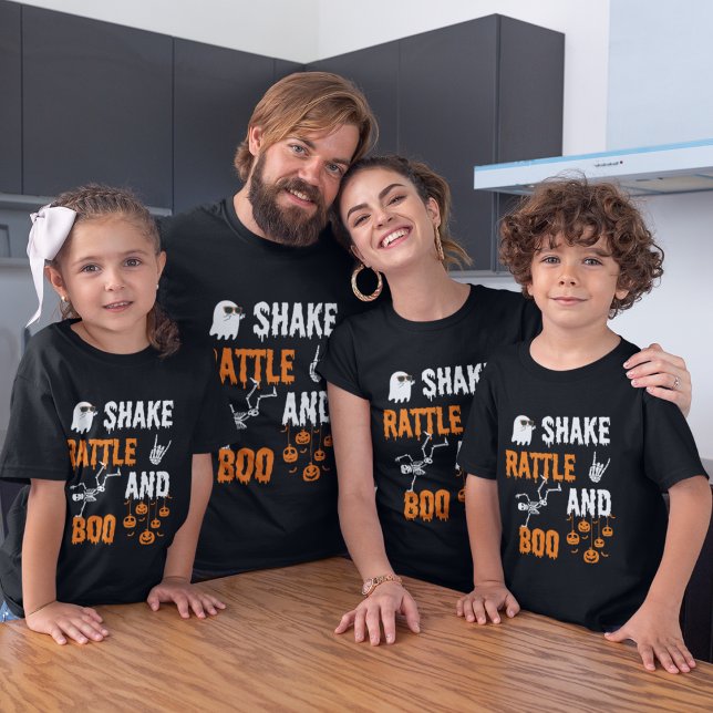 T-shirt Squelette de danse fantôme d'Halloween Boo secoue (Créateur téléchargé)