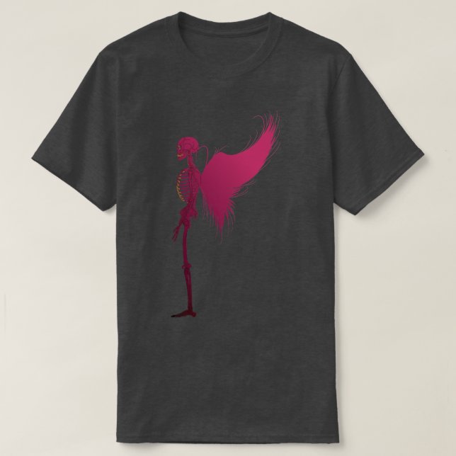 T-shirt Squelette de fée Goth foncé Grunge esthétique Fair (Design devant)