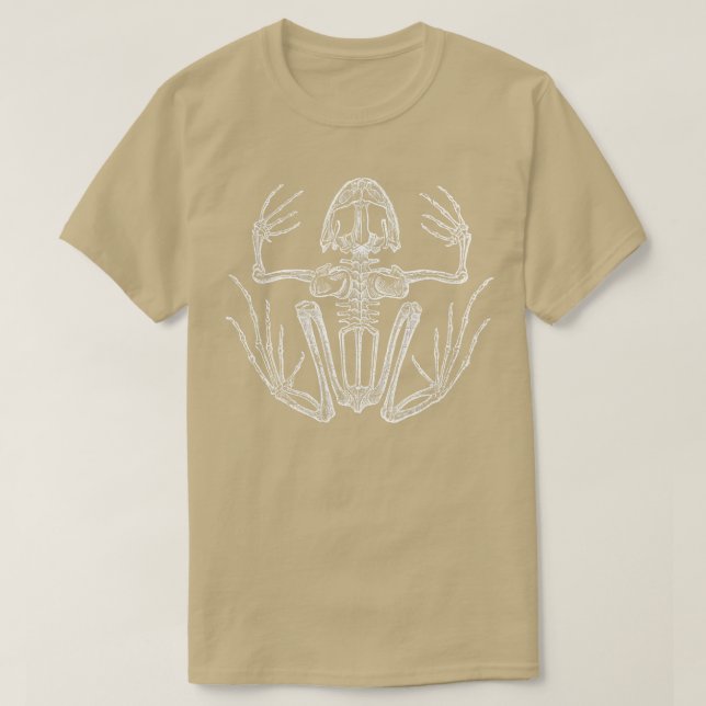 T-shirt Squelette de grenouille (Design devant)