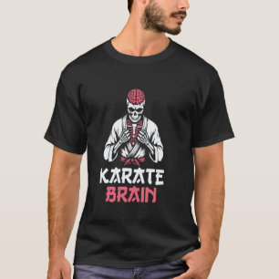 T-shirt Squelette de karaté classique - Combattant d'arts