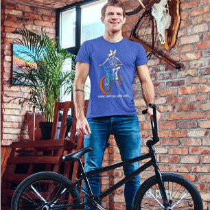 T-shirt Squelette de légende personnalisé sur un graphique