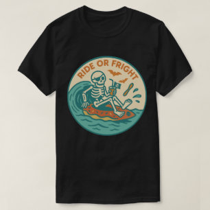 T-shirt Squelette de Pirate Été Effrayant