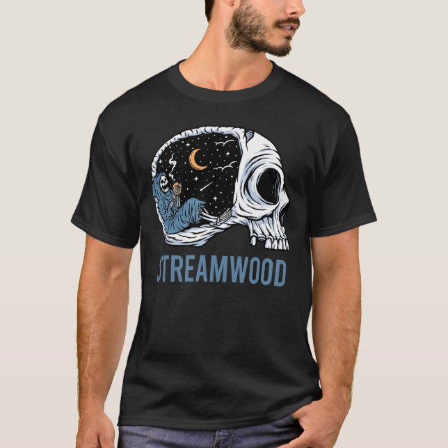 T-shirt Squelette de refroidissement - Squelette de sciage (Devant)