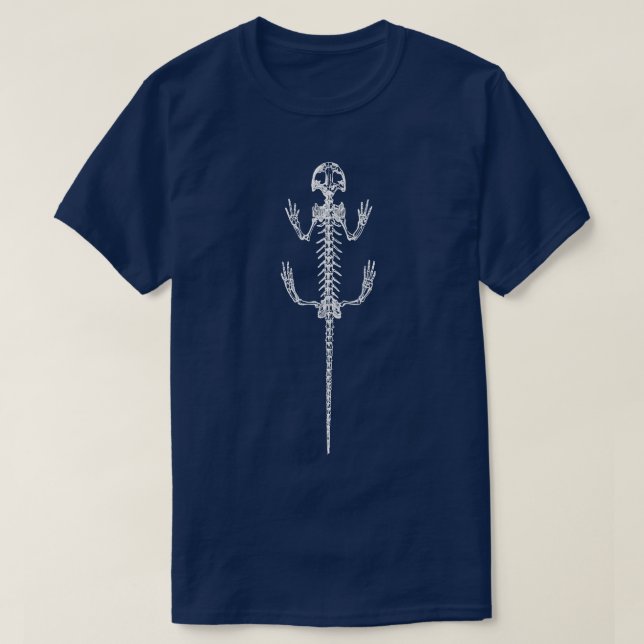 T-shirt Squelette de Salamander (Design devant)