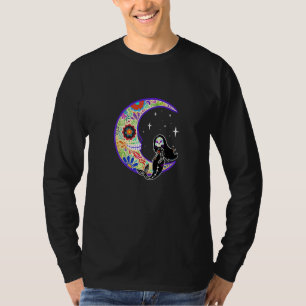 T-shirt Squelette de sirène Dia De Los Muertos  