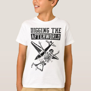 T-shirt Squelette de surf en parachutisme - Sky Skydi