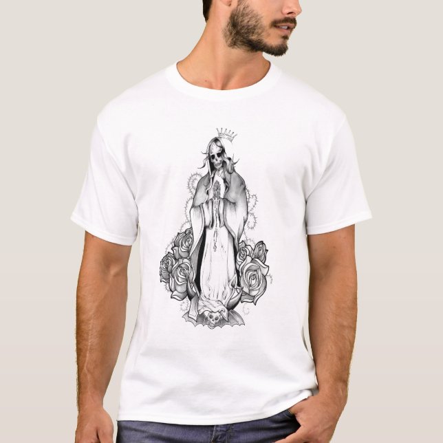 T-shirt Squelette de Vierge (Devant)