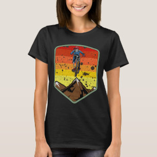 T-shirt Squelette de zombie crâne cool VTT MTB BMX