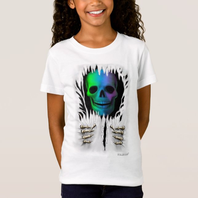 T-Shirt SQUELETTE DÉCHIRÉ (Devant)