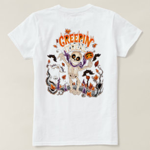 T-shirt Squelette d'Halloween effrayant