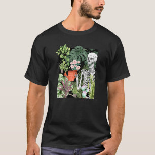 T-shirt Squelette drôle vous faites mon jardinier se senti