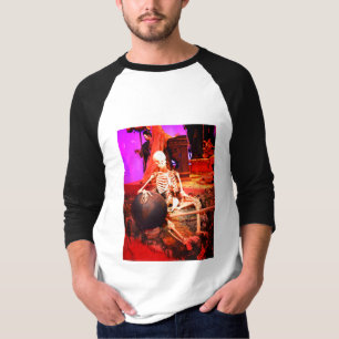 T-shirt Squelette éffrayant effrayant Mode Halloween
