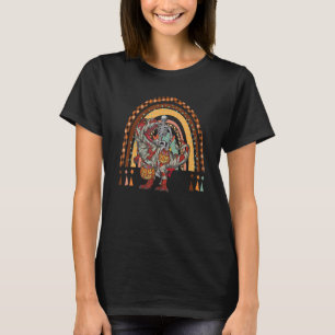T-shirt Squelette équitation momie dinosaure rex halloween