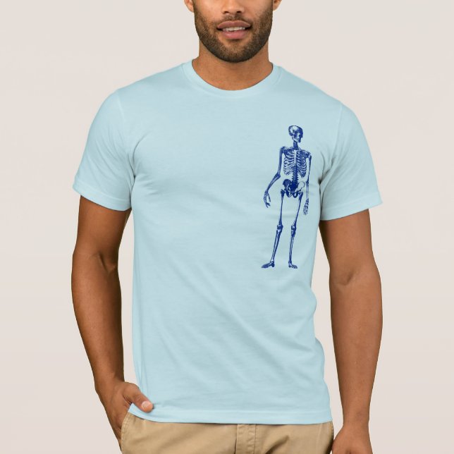 T-shirt squelette excentré (Devant)