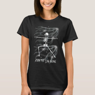 T-shirt Squelette faisant du yoga après Halloween