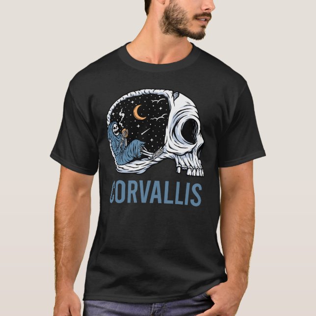 T-shirt Squelette froid - Corvallis (Devant)