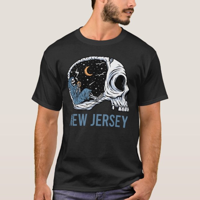 T-shirt Squelette froid - New Jersey (Devant)