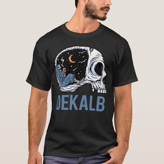 T-shirt Squelette glaçant - DeKalb (Devant)