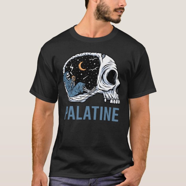 T-shirt Squelette glaçant - Palatine (Devant)