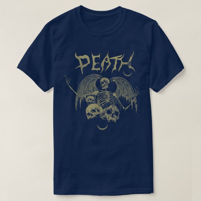 T-shirt Squelette Gothique Costume Occultitique Pour Goth  (Design devant)