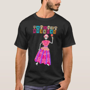 T-shirt Squelette mexicain Dia De los Muertos Journée de l