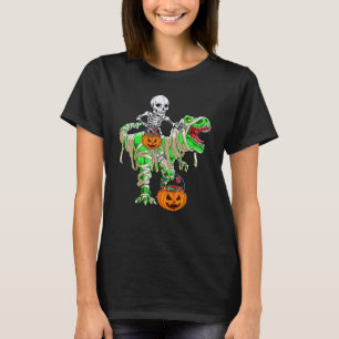T-shirt Squelette Monster Monster Monster Rex Panier à bon