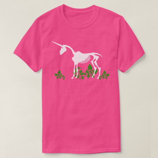 T-shirt Squelette Unicorne (Design devant)