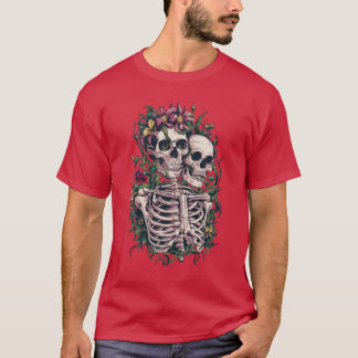 T-shirt Squelettes amoureux garçon