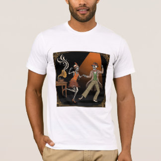 T-shirt Squelettes dansants de l'ère du Jazz des années 19