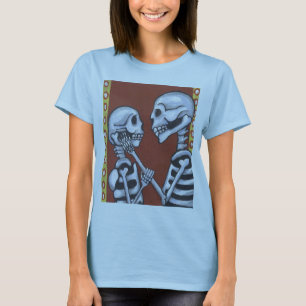T-shirt Squelettes de diamètre de los muertos dans la
