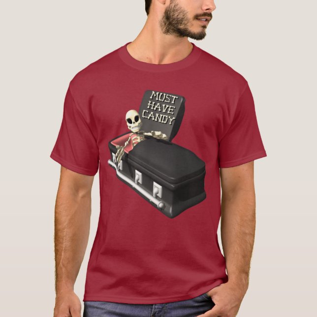 T-shirt squelettique (Devant)