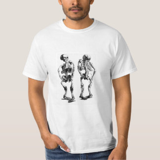 T-shirt squelettique de danse