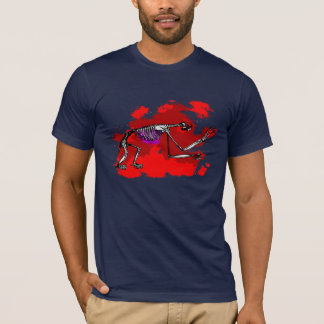 T-shirt squelettique de paresse (hommes)