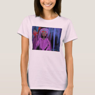 T-shirt squelettique voilé