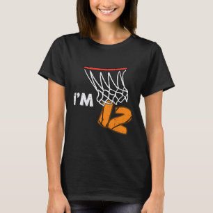 T-shirt Squetll d'anniversaire 12 ans J'ai 12 ans Annivers