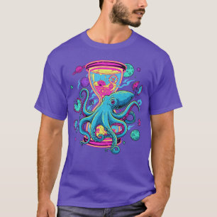 T-shirt Squid de l'espace Verre cosmique de l'odyssée du t