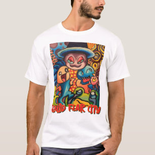 T-shirt Squid Fear City Graphique Tee Blanche