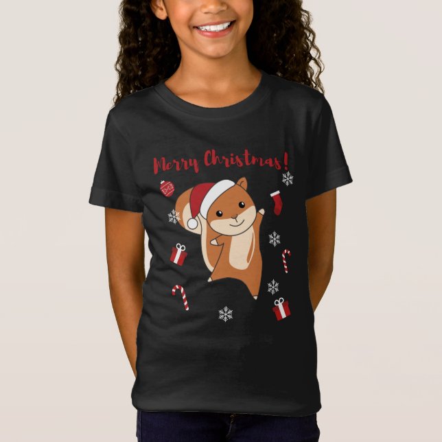 T-Shirt Squirl Winter Animals (Devant)