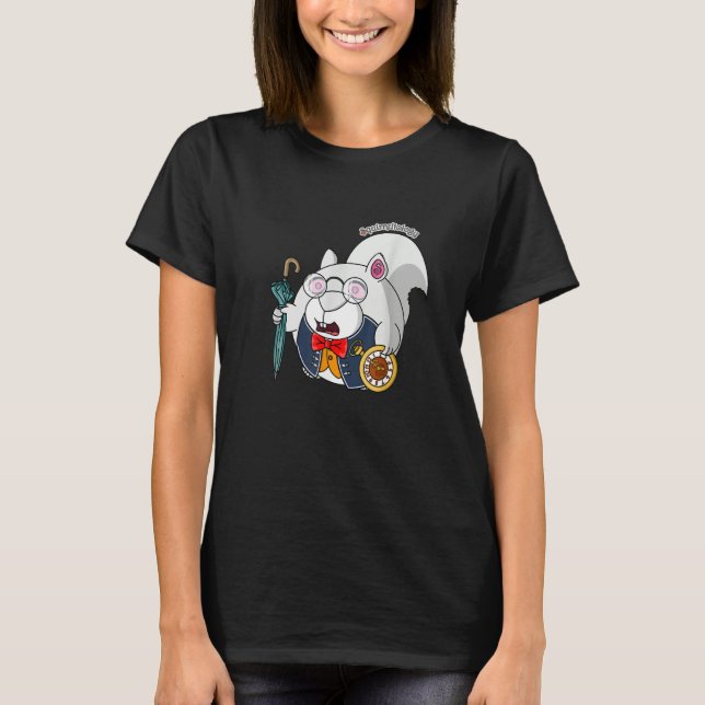 T-shirt Squirrel  Alice in Wonderland White Rabbit (Devant)