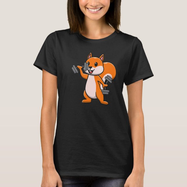 T-shirt Squirrel Power  Cute Squirrels Animal  Graphic (Devant)