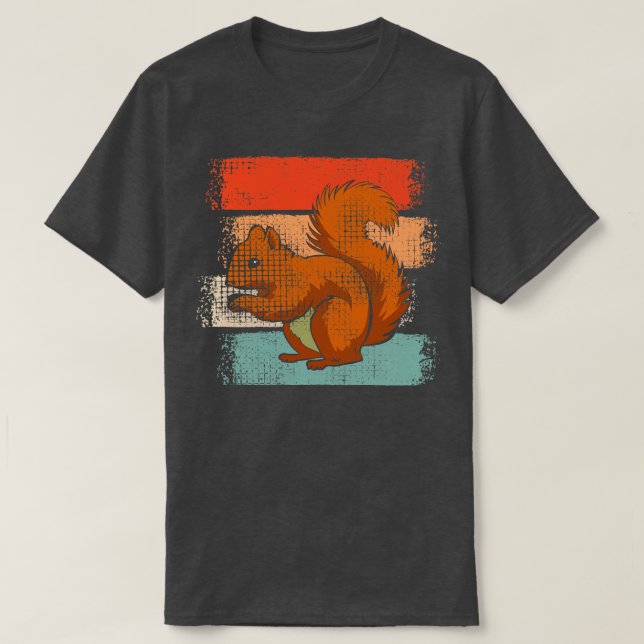 T-shirt Squirrel Retro (Design devant)